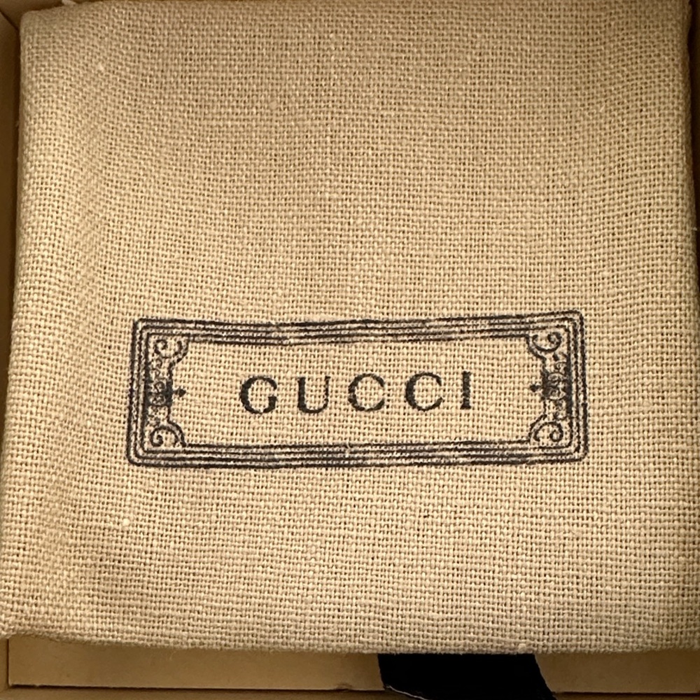 Gucci 925 Silver Floral Ring authentic 100% - Picture 9 of 10